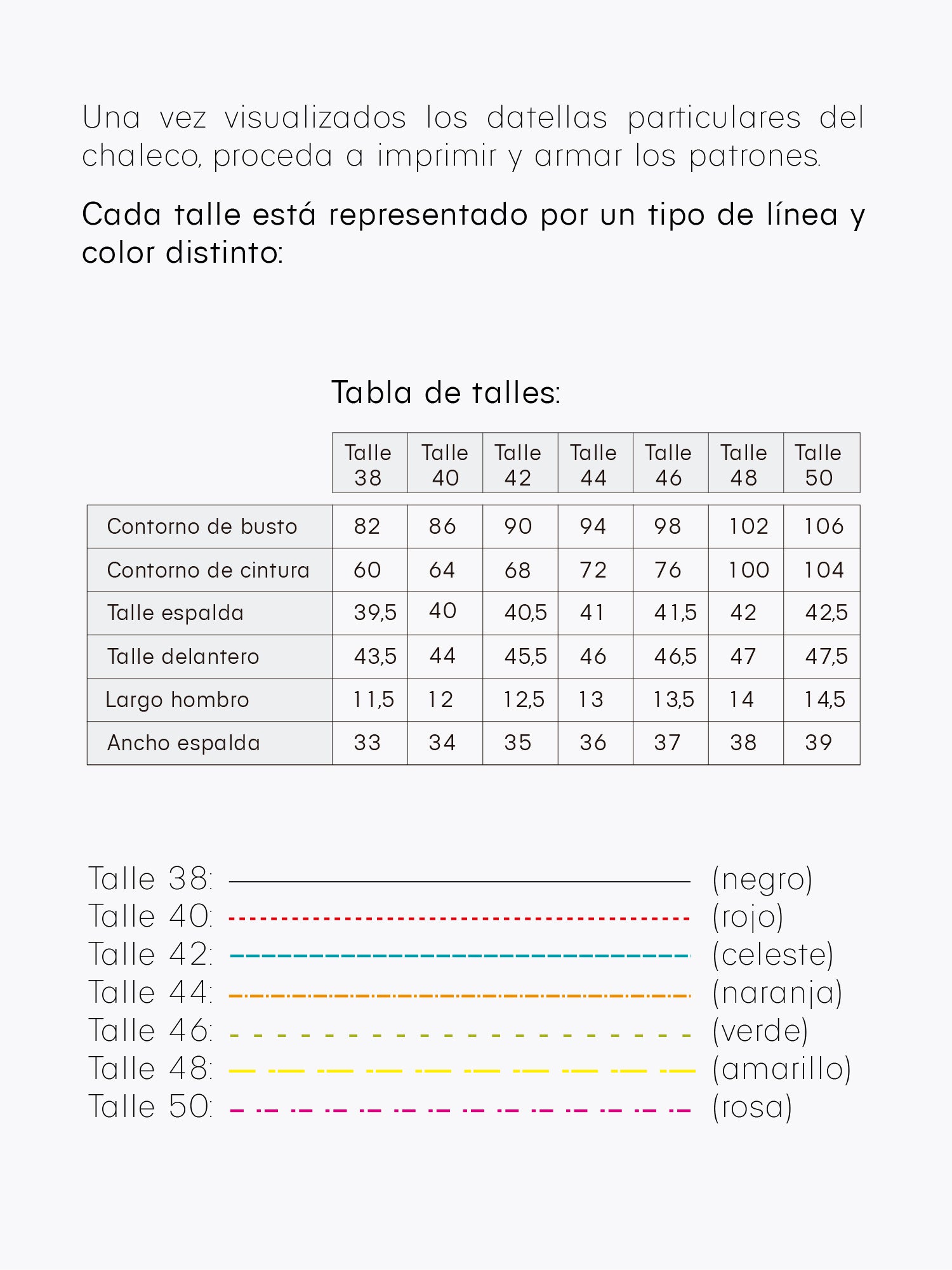 Chaleco Nicole – Patrón Digital PDF A4